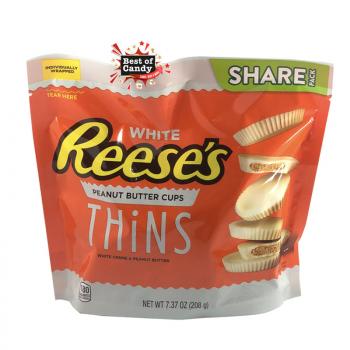 reeses white peanut butter cups thin white